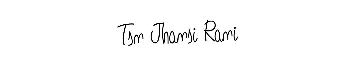 Similarly Angelique-Rose-font-FFP is the best handwritten signature design. Signature creator online .You can use it as an online autograph creator for name Tsn Jhansi Rani. Tsn Jhansi Rani signature style 5 images and pictures png