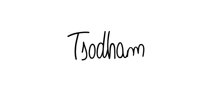 The best way (Angelique-Rose-font-FFP) to make a short signature is to pick only two or three words in your name. The name Tsodham include a total of six letters. For converting this name. Tsodham signature style 5 images and pictures png