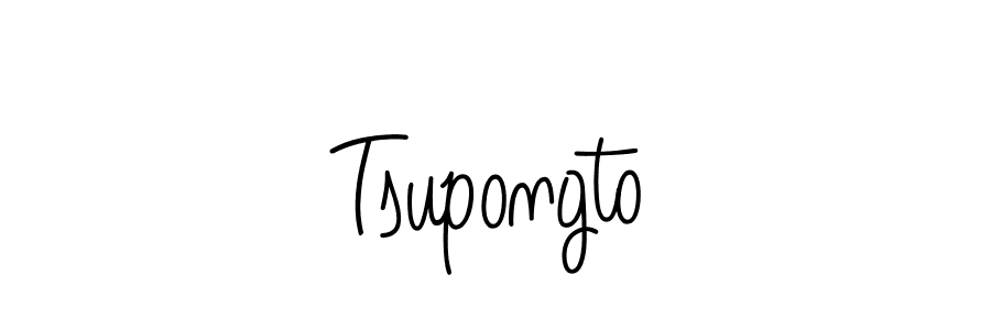 Tsupongto stylish signature style. Best Handwritten Sign (Angelique-Rose-font-FFP) for my name. Handwritten Signature Collection Ideas for my name Tsupongto. Tsupongto signature style 5 images and pictures png