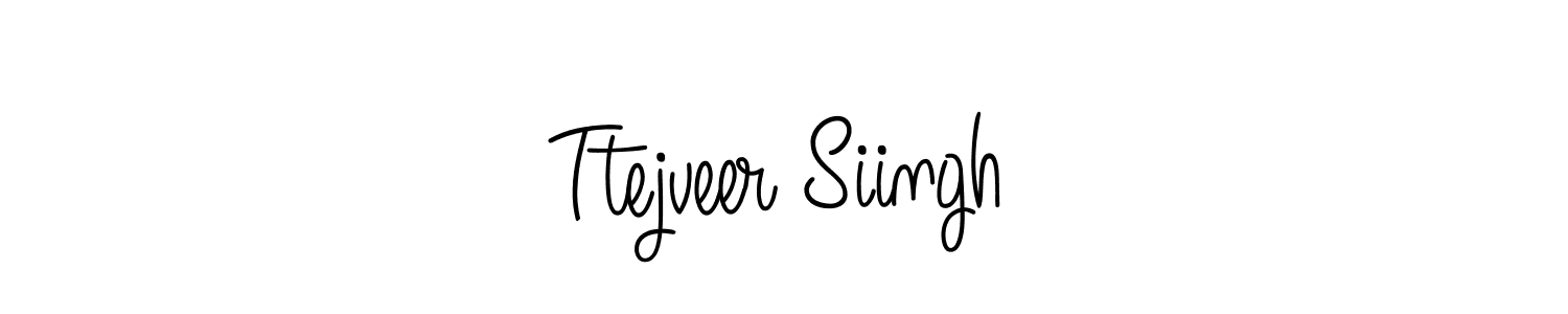 How to make Ttejveer Siingh signature? Angelique-Rose-font-FFP is a professional autograph style. Create handwritten signature for Ttejveer Siingh name. Ttejveer Siingh signature style 5 images and pictures png
