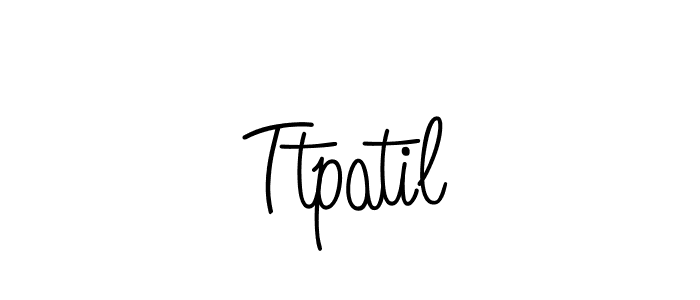 Design your own signature with our free online signature maker. With this signature software, you can create a handwritten (Angelique-Rose-font-FFP) signature for name Ttpatil. Ttpatil signature style 5 images and pictures png