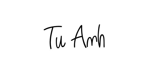 Design your own signature with our free online signature maker. With this signature software, you can create a handwritten (Angelique-Rose-font-FFP) signature for name Tu Anh. Tu Anh signature style 5 images and pictures png