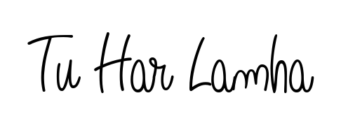 Give your name Tu Har Lamha an exquisite flair with the Angelique-Rose-font-FFP script font. Ideal for contracts, resumes, and formal letterheads. Tu Har Lamha signature style 5 images and pictures png