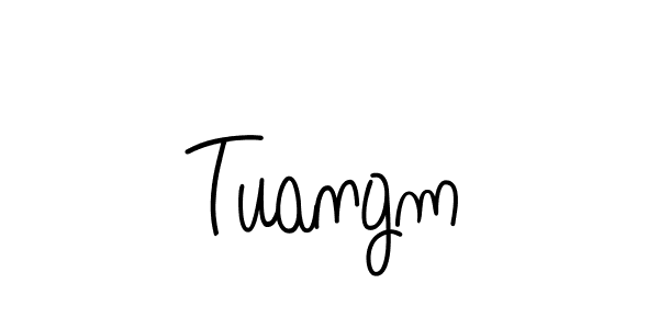 How to Draw Tuangm signature style? Angelique-Rose-font-FFP is a latest design signature styles for name Tuangm. Tuangm signature style 5 images and pictures png