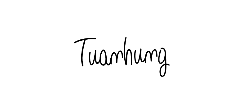 How to Draw Tuanhung signature style? Angelique-Rose-font-FFP is a latest design signature styles for name Tuanhung. Tuanhung signature style 5 images and pictures png