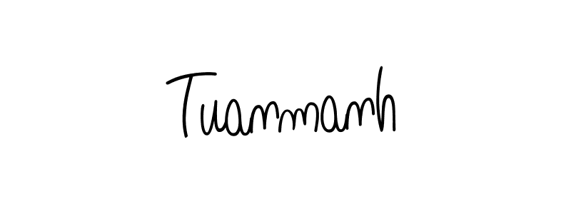 Tuanmanh stylish signature style. Best Handwritten Sign (Angelique-Rose-font-FFP) for my name. Handwritten Signature Collection Ideas for my name Tuanmanh. Tuanmanh signature style 5 images and pictures png
