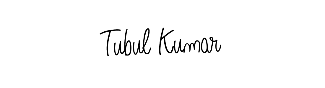Tubul Kumar stylish signature style. Best Handwritten Sign (Angelique-Rose-font-FFP) for my name. Handwritten Signature Collection Ideas for my name Tubul Kumar. Tubul Kumar signature style 5 images and pictures png
