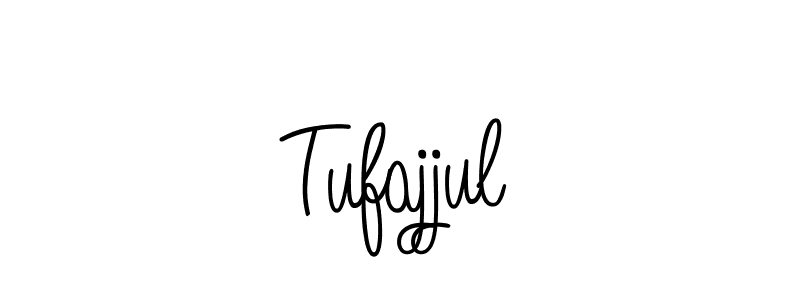 Tufajjul stylish signature style. Best Handwritten Sign (Angelique-Rose-font-FFP) for my name. Handwritten Signature Collection Ideas for my name Tufajjul. Tufajjul signature style 5 images and pictures png