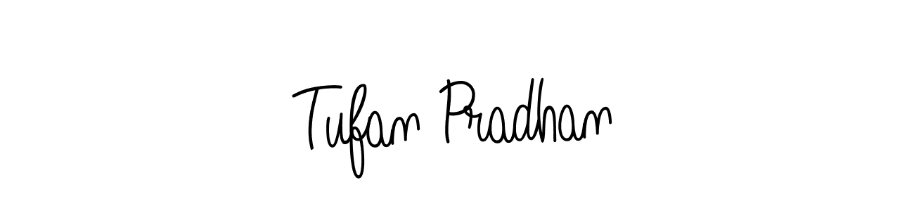 You should practise on your own different ways (Angelique-Rose-font-FFP) to write your name (Tufan Pradhan) in signature. don't let someone else do it for you. Tufan Pradhan signature style 5 images and pictures png