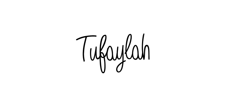 How to make Tufaylah name signature. Use Angelique-Rose-font-FFP style for creating short signs online. This is the latest handwritten sign. Tufaylah signature style 5 images and pictures png