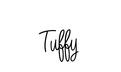 Make a beautiful signature design for name Tuffy. With this signature (Angelique-Rose-font-FFP) style, you can create a handwritten signature for free. Tuffy signature style 5 images and pictures png