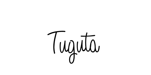 You should practise on your own different ways (Angelique-Rose-font-FFP) to write your name (Tuguta) in signature. don't let someone else do it for you. Tuguta signature style 5 images and pictures png