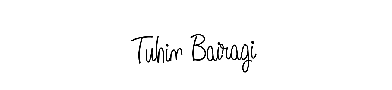 Tuhin Bairagi stylish signature style. Best Handwritten Sign (Angelique-Rose-font-FFP) for my name. Handwritten Signature Collection Ideas for my name Tuhin Bairagi. Tuhin Bairagi signature style 5 images and pictures png