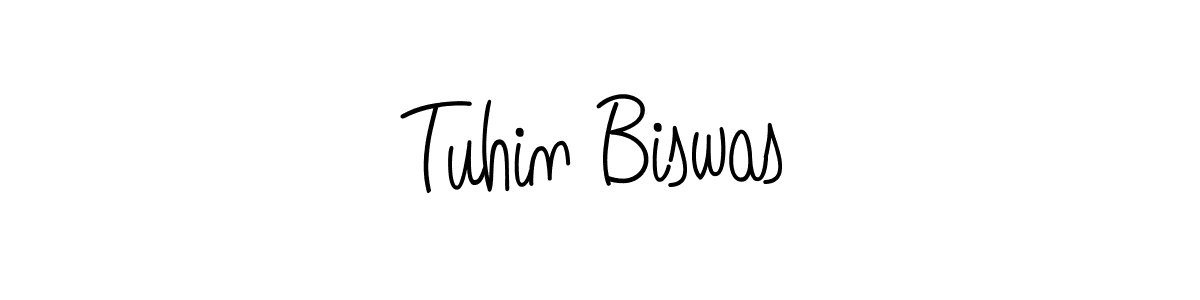 Use a signature maker to create a handwritten signature online. With this signature software, you can design (Angelique-Rose-font-FFP) your own signature for name Tuhin Biswas. Tuhin Biswas signature style 5 images and pictures png