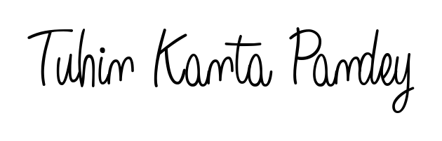 Download transparent PNG signature for name Tuhin Kanta Pandey styled with Angelique-Rose-font-FFP font. Ready to paste directly into PDF and Word agreements. Tuhin Kanta Pandey signature style 5 images and pictures png
