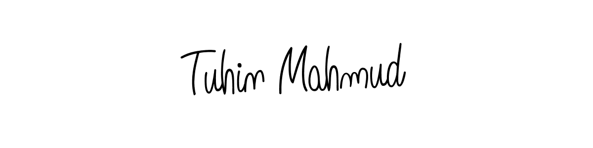 How to Draw Tuhin Mahmud signature style? Angelique-Rose-font-FFP is a latest design signature styles for name Tuhin Mahmud. Tuhin Mahmud signature style 5 images and pictures png