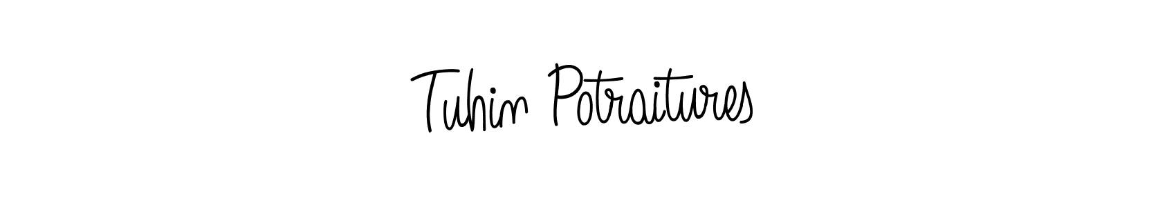 if you are searching for the best signature style for your name Tuhin Potraitures. so please give up your signature search. here we have designed multiple signature styles  using Angelique-Rose-font-FFP. Tuhin Potraitures signature style 5 images and pictures png