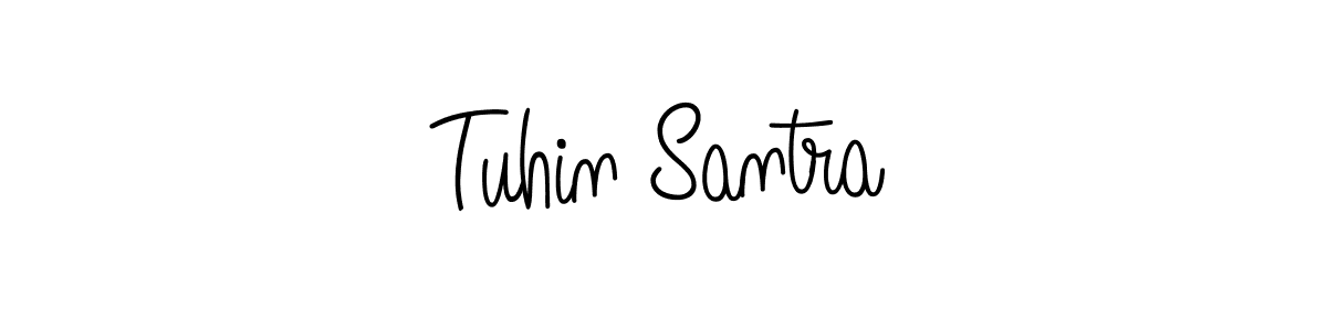 Best and Professional Signature Style for Tuhin Santra. Angelique-Rose-font-FFP Best Signature Style Collection. Tuhin Santra signature style 5 images and pictures png