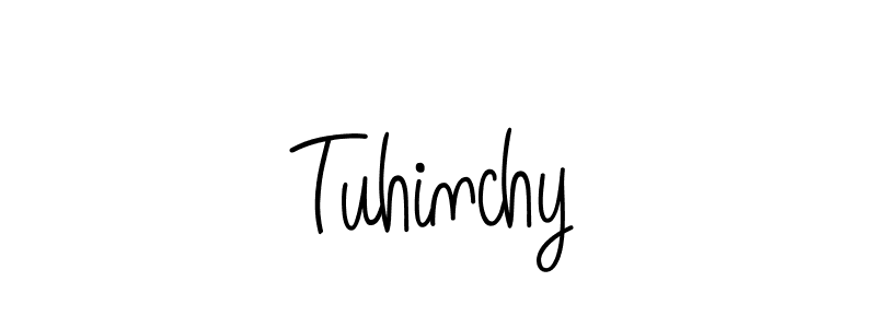 You should practise on your own different ways (Angelique-Rose-font-FFP) to write your name (Tuhinchy) in signature. don't let someone else do it for you. Tuhinchy signature style 5 images and pictures png