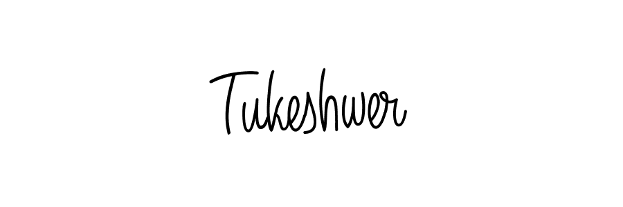 Make a beautiful signature design for name Tukeshwer. With this signature (Angelique-Rose-font-FFP) style, you can create a handwritten signature for free. Tukeshwer signature style 5 images and pictures png