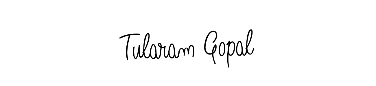 You should practise on your own different ways (Angelique-Rose-font-FFP) to write your name (Tularam Gopal) in signature. don't let someone else do it for you. Tularam Gopal signature style 5 images and pictures png
