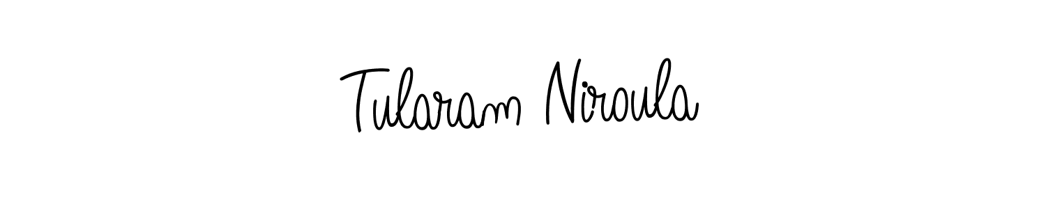 Angelique-Rose-font-FFP is a professional signature style that is perfect for those who want to add a touch of class to their signature. It is also a great choice for those who want to make their signature more unique. Get Tularam Niroula name to fancy signature for free. Tularam Niroula signature style 5 images and pictures png