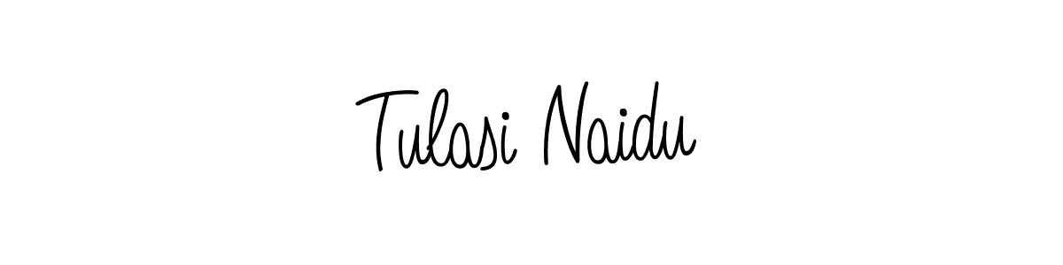 Use a signature maker to create a handwritten signature online. With this signature software, you can design (Angelique-Rose-font-FFP) your own signature for name Tulasi Naidu. Tulasi Naidu signature style 5 images and pictures png