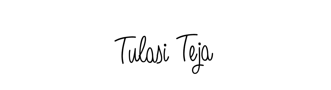 How to Draw Tulasi Teja signature style? Angelique-Rose-font-FFP is a latest design signature styles for name Tulasi Teja. Tulasi Teja signature style 5 images and pictures png