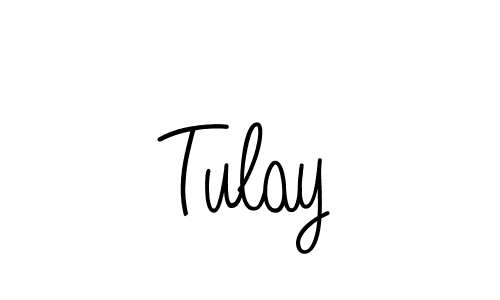 Design your own signature with our free online signature maker. With this signature software, you can create a handwritten (Angelique-Rose-font-FFP) signature for name Tulay. Tulay signature style 5 images and pictures png