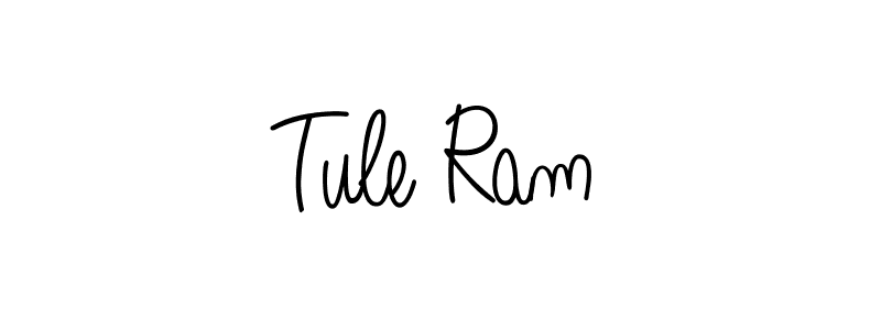 How to Draw Tule Ram signature style? Angelique-Rose-font-FFP is a latest design signature styles for name Tule Ram. Tule Ram signature style 5 images and pictures png
