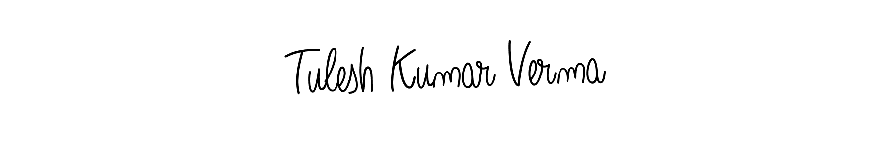How to make Tulesh Kumar Verma signature? Angelique-Rose-font-FFP is a professional autograph style. Create handwritten signature for Tulesh Kumar Verma name. Tulesh Kumar Verma signature style 5 images and pictures png