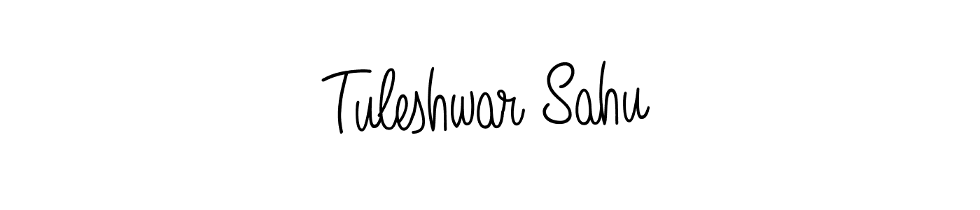 if you are searching for the best signature style for your name Tuleshwar Sahu. so please give up your signature search. here we have designed multiple signature styles  using Angelique-Rose-font-FFP. Tuleshwar Sahu signature style 5 images and pictures png