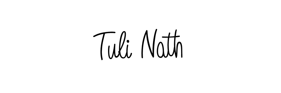Once you've used our free online signature maker to create your best signature Angelique-Rose-font-FFP style, it's time to enjoy all of the benefits that Tuli Nath name signing documents. Tuli Nath signature style 5 images and pictures png