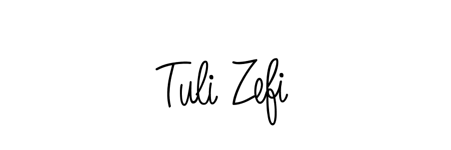 How to Draw Tuli Zefi signature style? Angelique-Rose-font-FFP is a latest design signature styles for name Tuli Zefi. Tuli Zefi signature style 5 images and pictures png