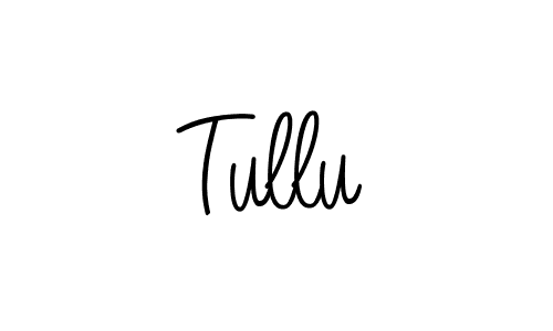 Tullu stylish signature style. Best Handwritten Sign (Angelique-Rose-font-FFP) for my name. Handwritten Signature Collection Ideas for my name Tullu. Tullu signature style 5 images and pictures png