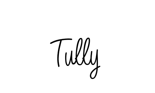 Design your own signature with our free online signature maker. With this signature software, you can create a handwritten (Angelique-Rose-font-FFP) signature for name Tully. Tully signature style 5 images and pictures png