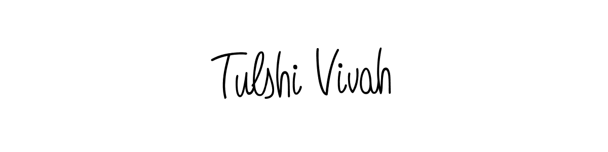 Also we have Tulshi Vivah name is the best signature style. Create professional handwritten signature collection using Angelique-Rose-font-FFP autograph style. Tulshi Vivah signature style 5 images and pictures png