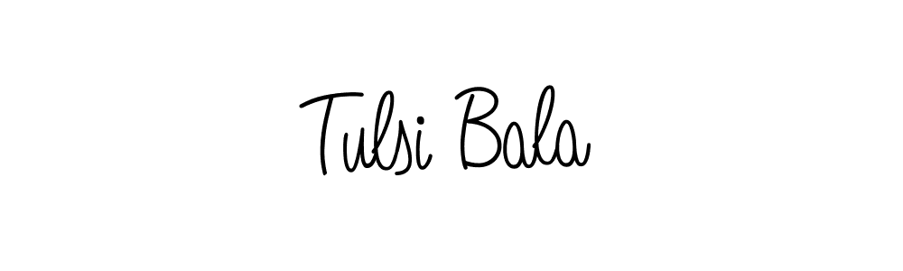 The best way (Angelique-Rose-font-FFP) to make a short signature is to pick only two or three words in your name. The name Tulsi Bala include a total of six letters. For converting this name. Tulsi Bala signature style 5 images and pictures png