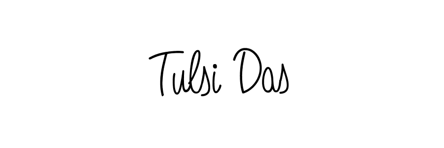 You should practise on your own different ways (Angelique-Rose-font-FFP) to write your name (Tulsi Das) in signature. don't let someone else do it for you. Tulsi Das signature style 5 images and pictures png