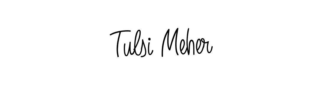Once you've used our free online signature maker to create your best signature Angelique-Rose-font-FFP style, it's time to enjoy all of the benefits that Tulsi Meher name signing documents. Tulsi Meher signature style 5 images and pictures png