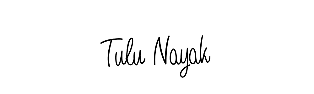 How to make Tulu Nayak name signature. Use Angelique-Rose-font-FFP style for creating short signs online. This is the latest handwritten sign. Tulu Nayak signature style 5 images and pictures png