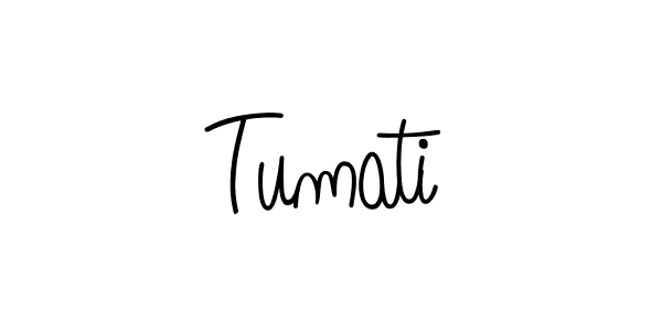 You should practise on your own different ways (Angelique-Rose-font-FFP) to write your name (Tumati) in signature. don't let someone else do it for you. Tumati signature style 5 images and pictures png