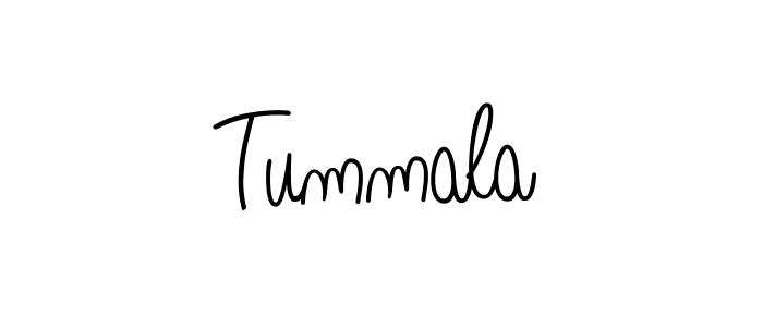 Also we have Tummala name is the best signature style. Create professional handwritten signature collection using Angelique-Rose-font-FFP autograph style. Tummala signature style 5 images and pictures png