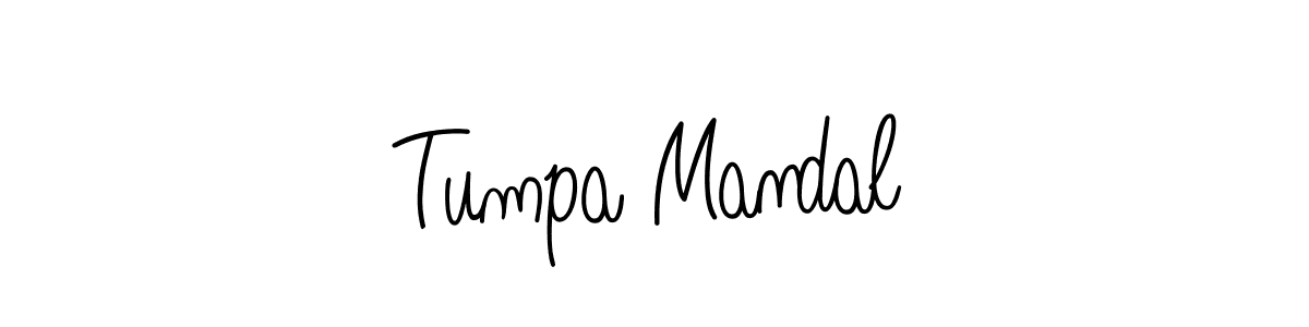 How to Draw Tumpa Mandal signature style? Angelique-Rose-font-FFP is a latest design signature styles for name Tumpa Mandal. Tumpa Mandal signature style 5 images and pictures png