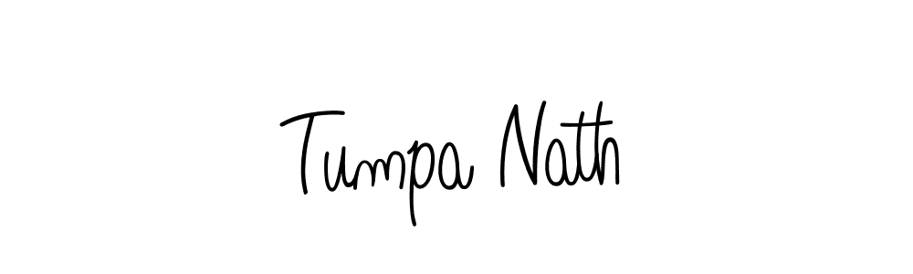 Design your own signature with our free online signature maker. With this signature software, you can create a handwritten (Angelique-Rose-font-FFP) signature for name Tumpa Nath. Tumpa Nath signature style 5 images and pictures png