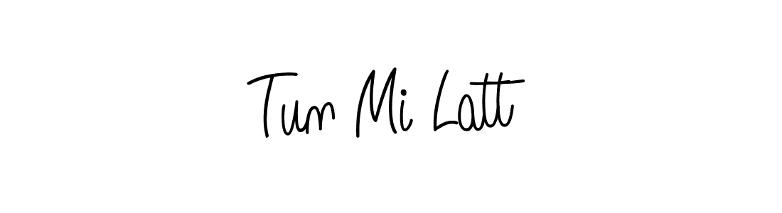 Make a short Tun Mi Latt signature style. Manage your documents anywhere anytime using Angelique-Rose-font-FFP. Create and add eSignatures, submit forms, share and send files easily. Tun Mi Latt signature style 5 images and pictures png