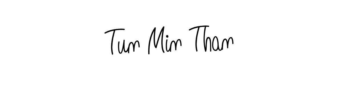 Check out images of Autograph of Tun Min Than name. Actor Tun Min Than Signature Style. Angelique-Rose-font-FFP is a professional sign style online. Tun Min Than signature style 5 images and pictures png