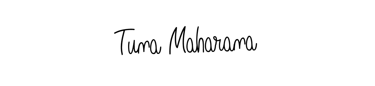How to Draw Tuna Maharana signature style? Angelique-Rose-font-FFP is a latest design signature styles for name Tuna Maharana. Tuna Maharana signature style 5 images and pictures png