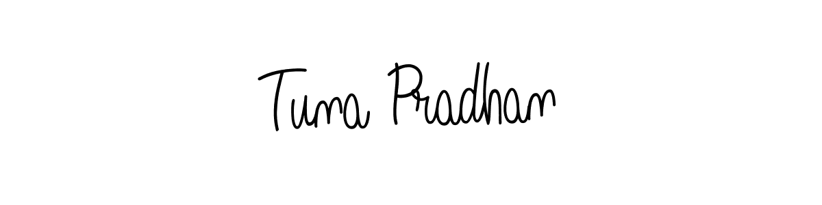 It looks lik you need a new signature style for name Tuna Pradhan. Design unique handwritten (Angelique-Rose-font-FFP) signature with our free signature maker in just a few clicks. Tuna Pradhan signature style 5 images and pictures png