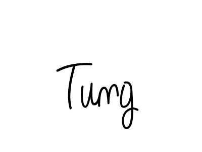 Use a signature maker to create a handwritten signature online. With this signature software, you can design (Angelique-Rose-font-FFP) your own signature for name Tung. Tung signature style 5 images and pictures png